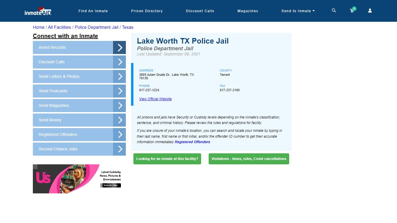 Lake Worth TX Police Jail & Inmate Search - Lake Worth, TX